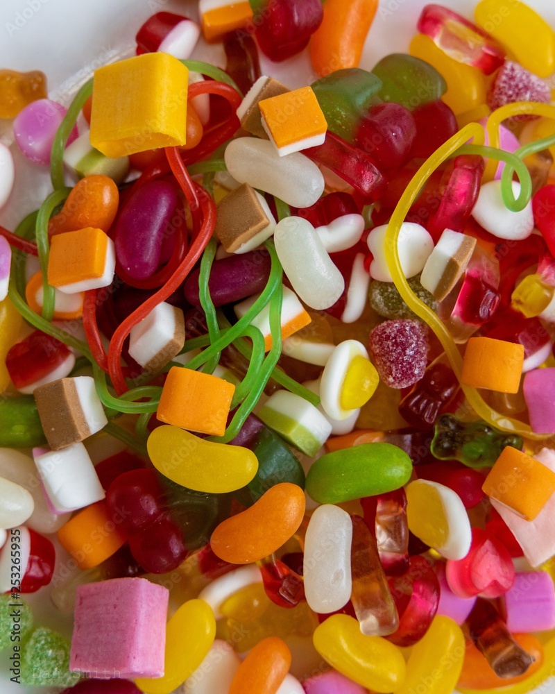background of colorful candy background of colorful candy
