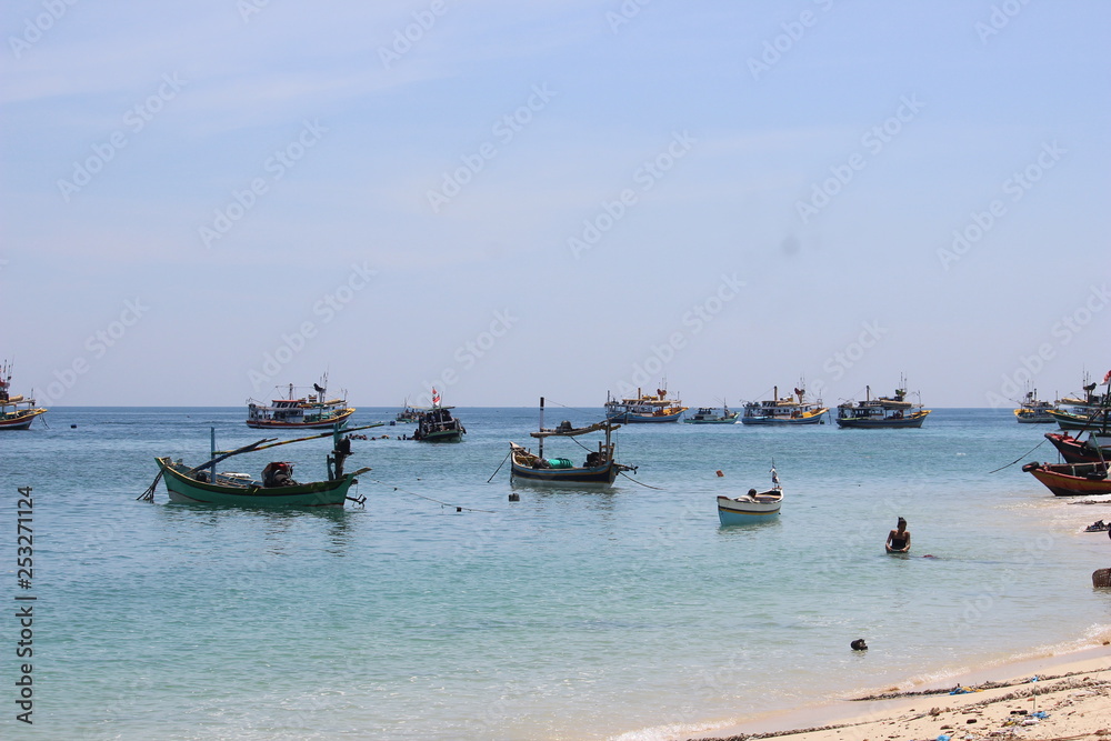 FISHING BOATS IN GILI KETAPANG PORT, PROBOLINGGO, EAST JAVA, INDONESIA FISHING BOATS IN GILI KETAPANG PORT, PROBOLINGGO, EAST JAVA, INDONESIA