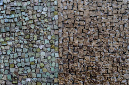 marble stones on a wall