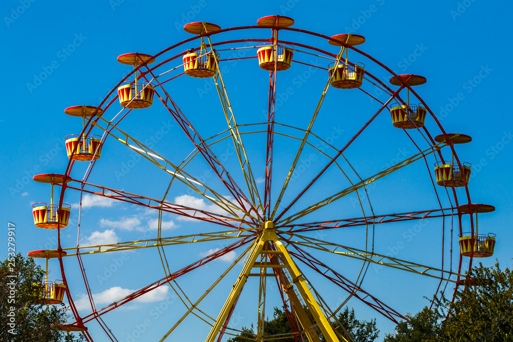 ferris wheel against the sky ferris wheel against the sky