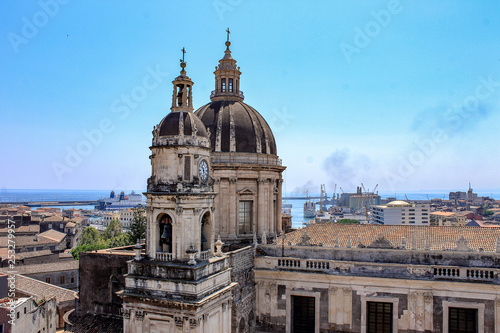 Catania, Italy. Ancient port city of Sicily. It is located at the foot of Mount Etna. Splendid its Cathedral of Sant'Agata, the Bellini Theater and the famous square with the elephant. © Imma