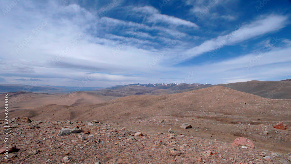 Mountains near the Tolbo lake in the Western Mongolia