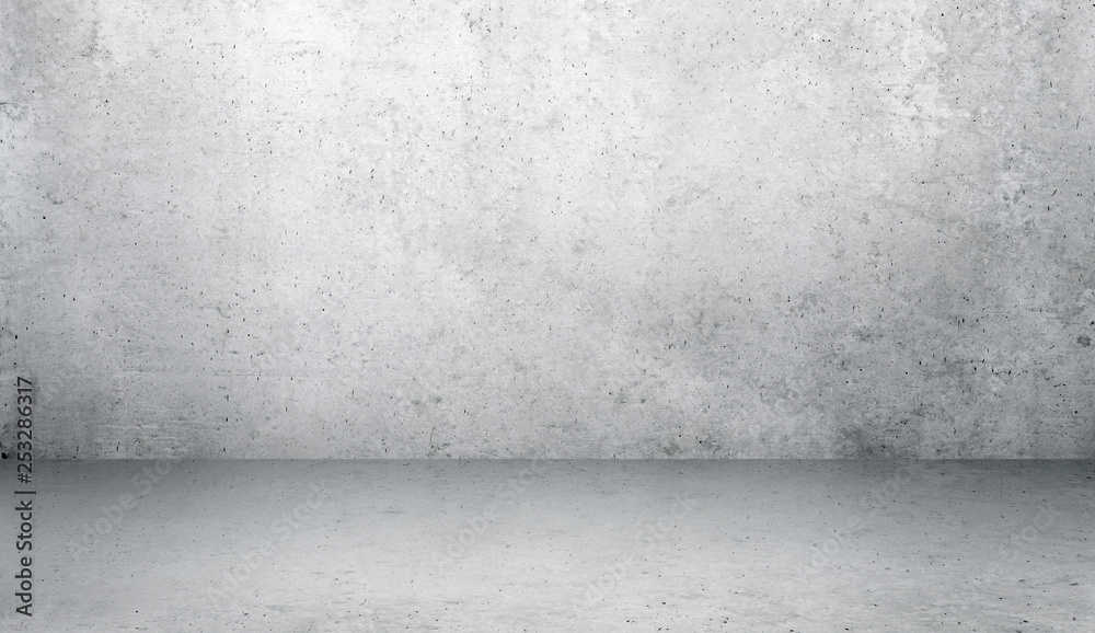 Fototapeta premium empty room concrete walls
