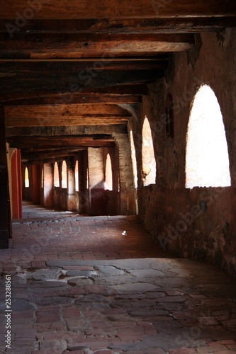 Detail of Donkey's Road in Brisighella