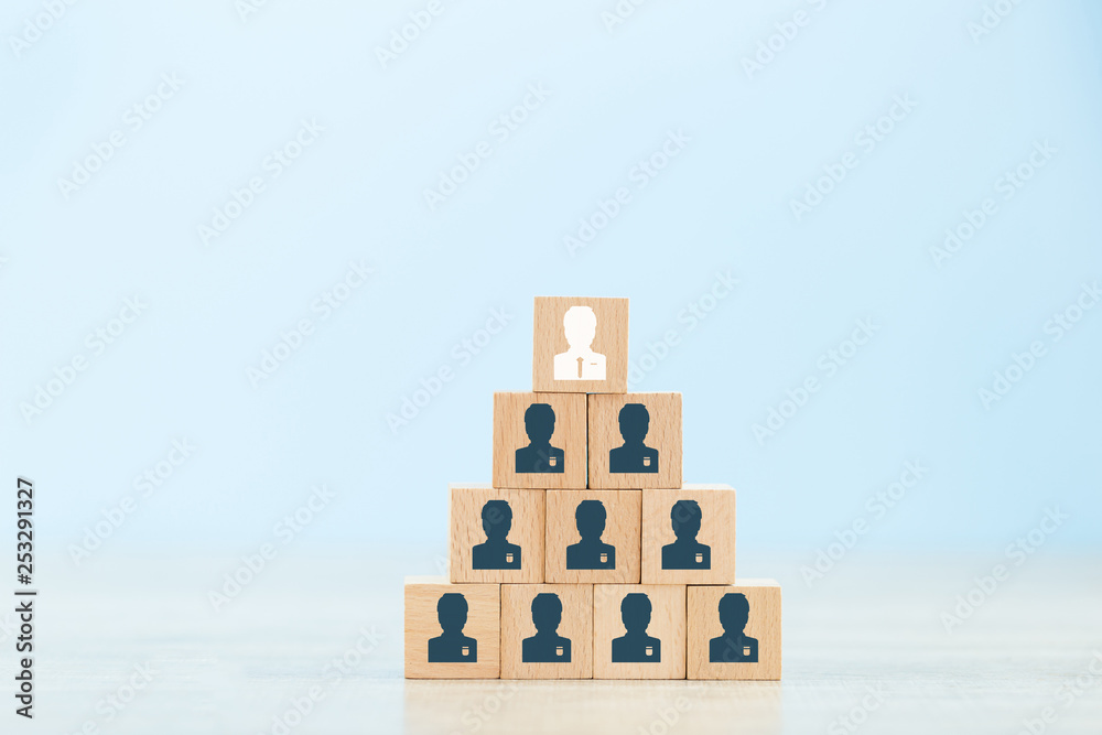 Fototapeta premium Human resource management and recruitment business concept, Business Strategy to succeed in today's highly active business practices.