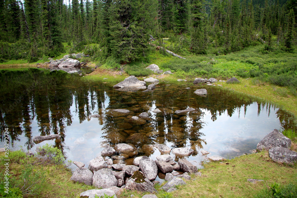 The views of the National park Ergaki in Russia The views of the National park Ergaki in Russia