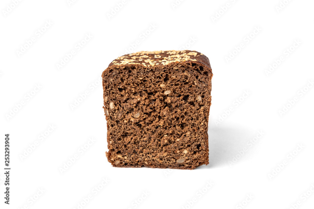 Rye bread isolated on white background. Rye bread isolated on white background.