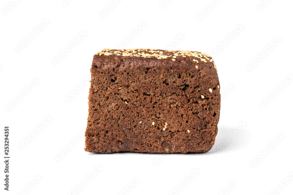 Rye bread isolated on white background. Rye bread isolated on white background.