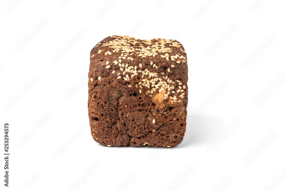 Rye bread isolated on white background. Rye bread isolated on white background.