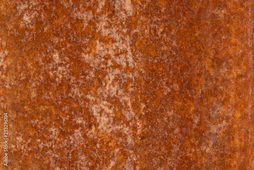 Old Distressed Brown Terracotta Copper Rusty Stone Background with Rough Texture Multicolored Inclusions. Stained Gradient Coarse Grainy Surface