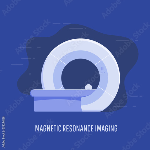 Hospital medical magnetic resonance imaging scan device