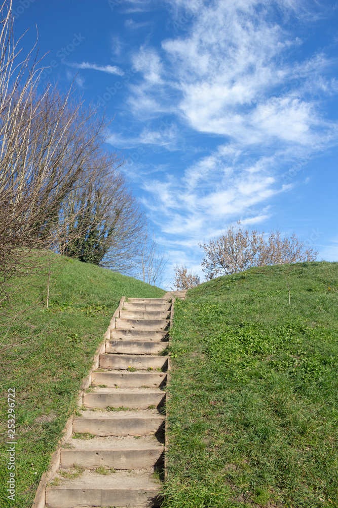 Steps in Bergues, Nord Pas de Calais, France