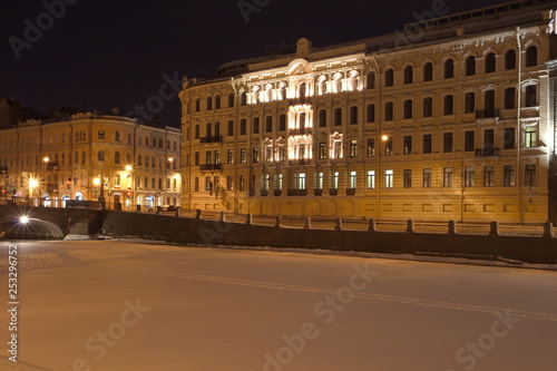 St. Petersburg winter night