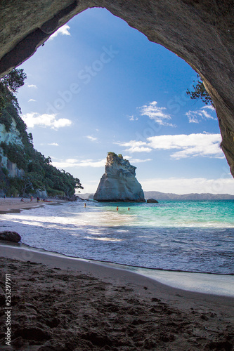 Beach in New Zealand  photo