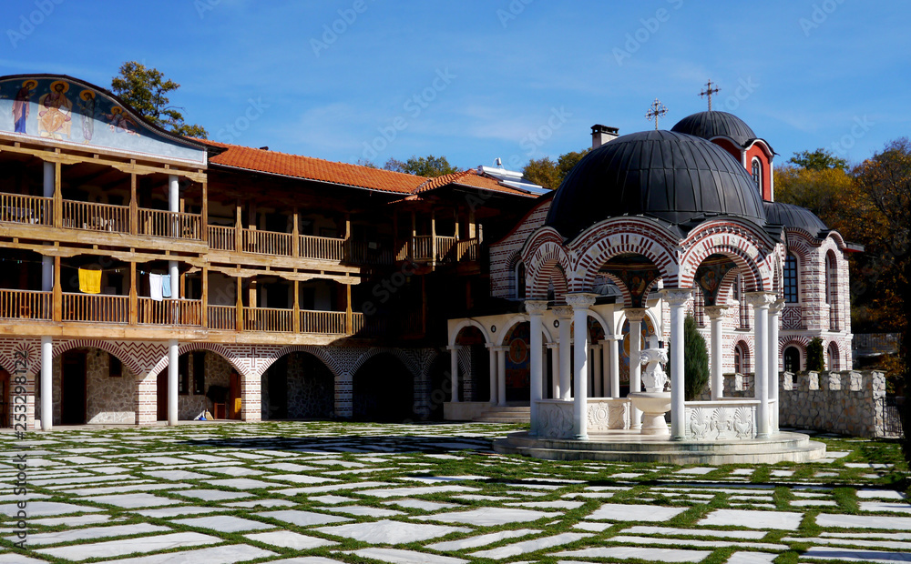 Obraz premium Giginski Monastery (Tsarnogorski Monastery), Bulgaria