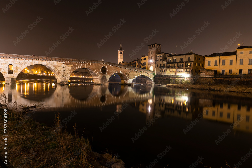 Verona by night
