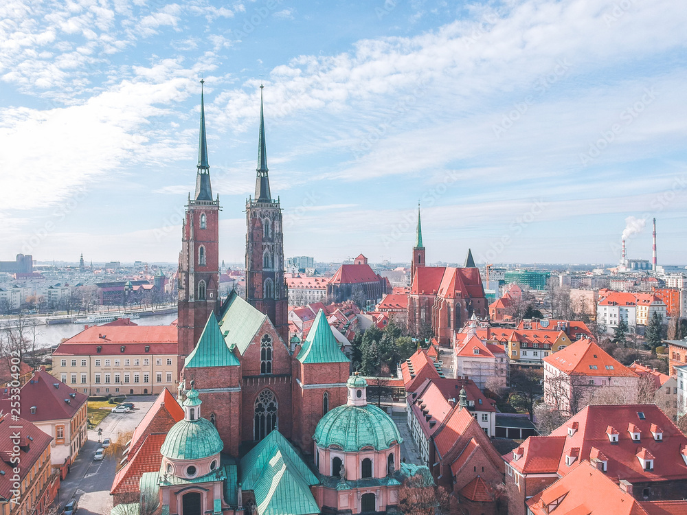 Tumski Island in Wroclaw