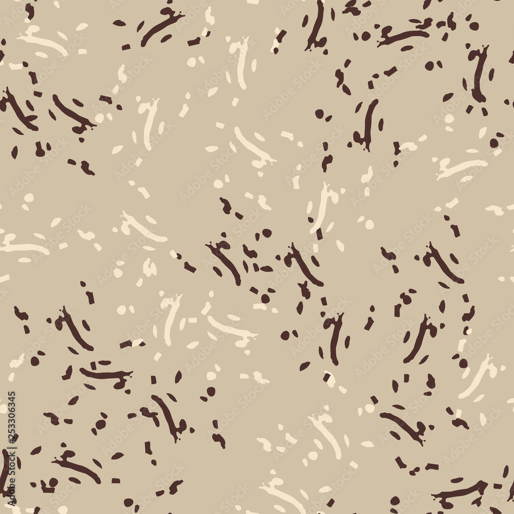 Urban UFO camouflage of various shades of beige and brown colors Urban UFO camouflage of various shades of beige and brown colors
