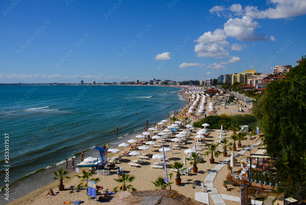 Bulgarian seaside resort Sunny beach.