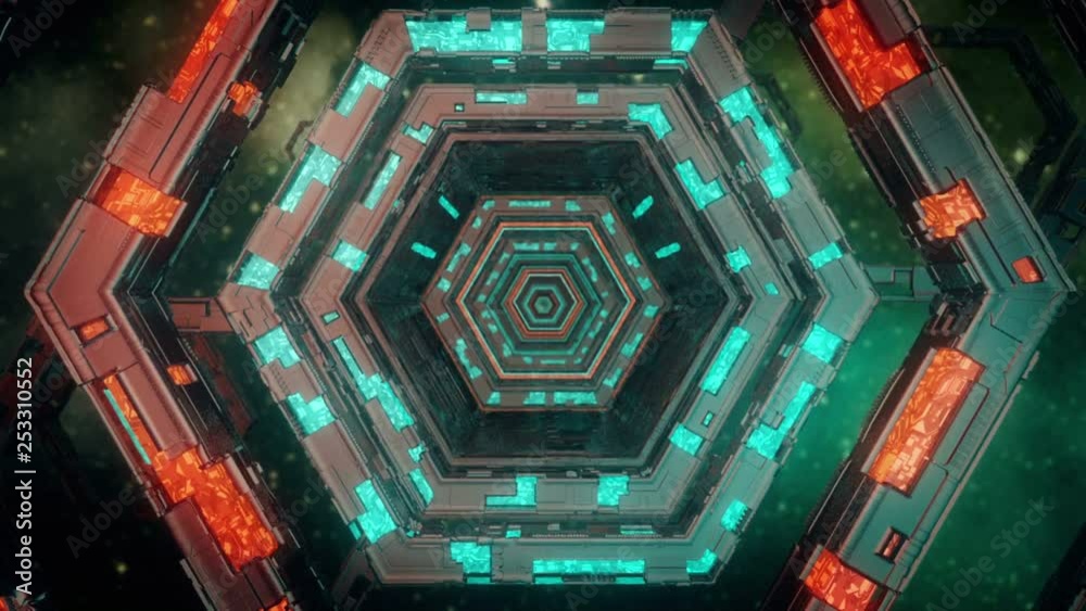 Abstract Technology Ride