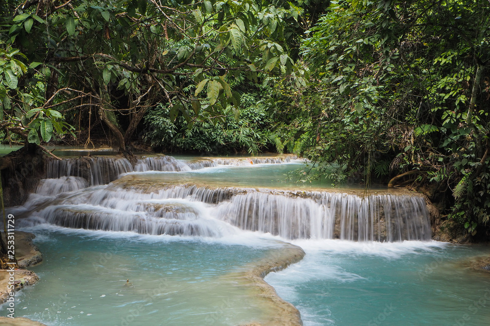 Tat Kuang Si Waterfalls in Luang Prabang Tat Kuang Si Waterfalls in Luang Prabang