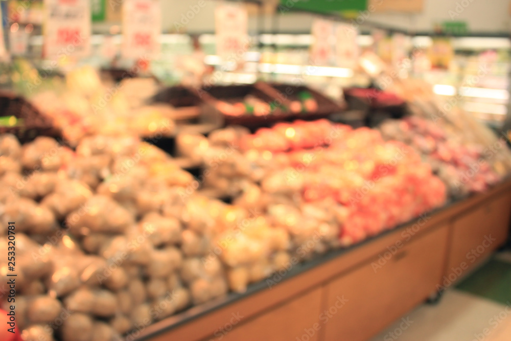Obraz premium 野菜売り場のイメージ写真 Vegetable, Grocery store image