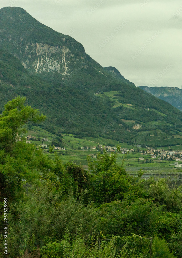 Italy,La Spezia to Kasltelruth train, a close up of a lush green hillside