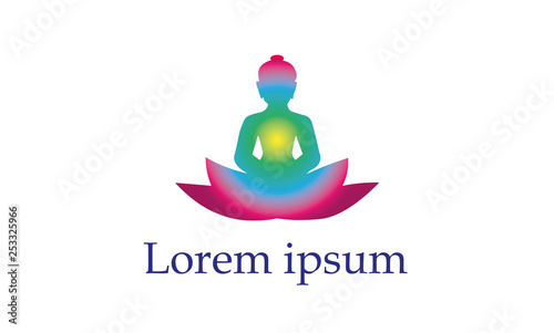Yoga Logo , Wellnes , Spa