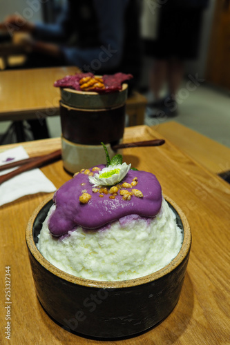 Sweet potato bingsu