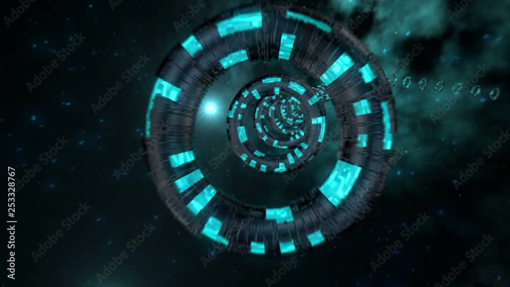 Abstract Technology Ride