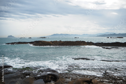 Small shore in Yehliu Geopark