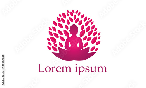 Yoga Logo , Wellnes , Spa