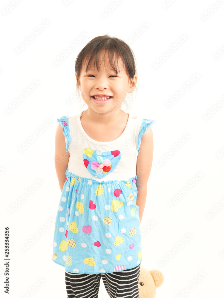 Asian boy with football on white background Asian boy with football on white background