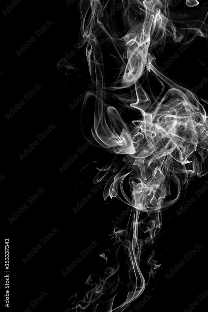 custom made wallpaper toronto digitalabstract Smoking white. Explosive powder white Smoke on black background.