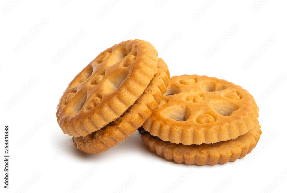 sandwich cookie isolated sandwich cookie isolated