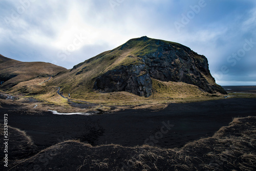 exploring the Icelandic mountains