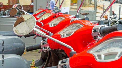 Wallpaper Mural 6120_The_dashboard_of_the_red_scooters_parkes.jpg Torontodigital.ca