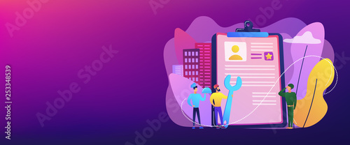 Alternative civilian service concept banner header.