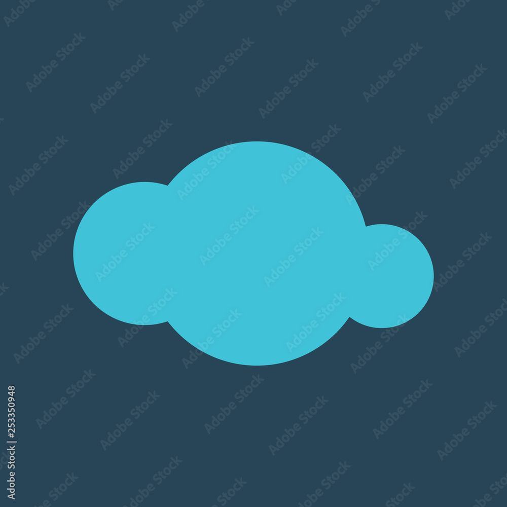 Silhouette icon cloud Silhouette icon cloud