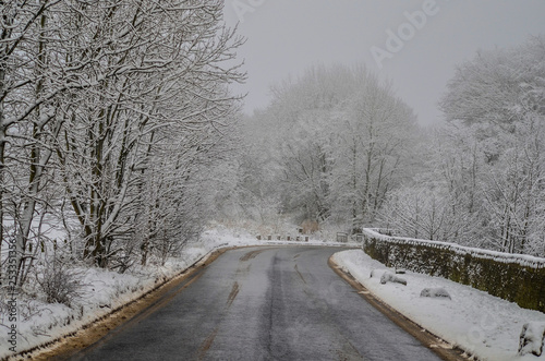 road in winter