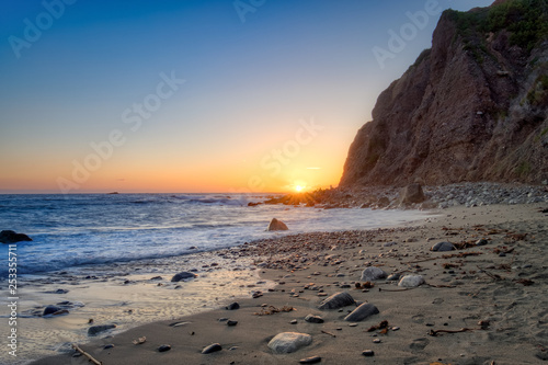 Tall Cliffs of Dana Point At Sunset © Andy Konieczny