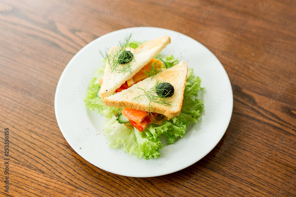 toast with cream cheese and salmon toast with cream cheese and salmon