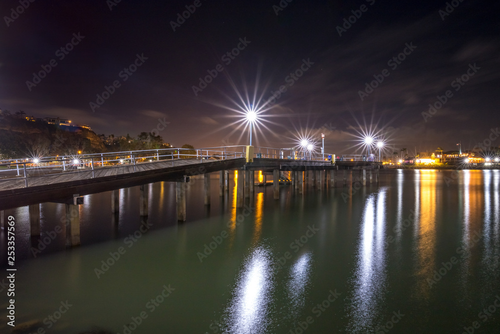 Dana Point Pier at Night