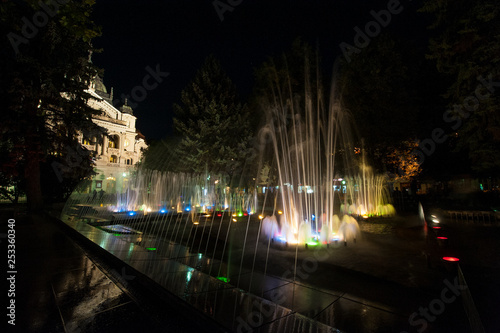 Fountain in front of State Theatre, Kosice, Slovakia © Jakub