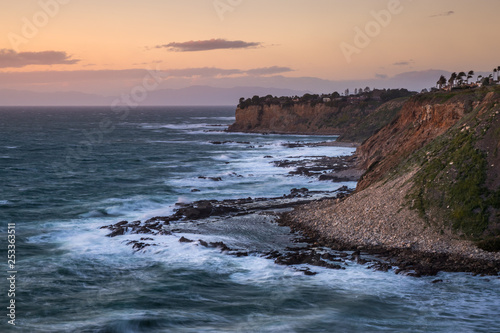 Golden Cove at Sunset on a Windy Day