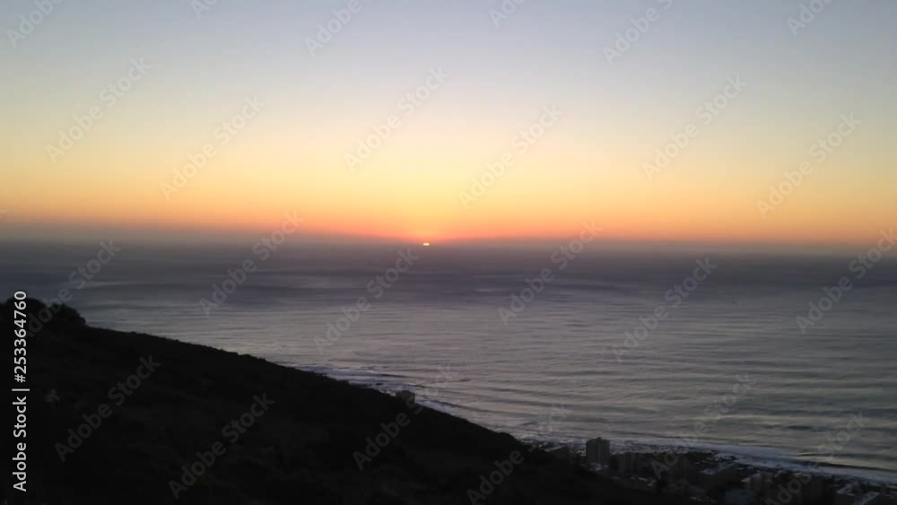 Sunset On Signal Hill Cape Town South Africa on A Beautiful Warm Evening Sunset On Signal Hill Cape Town South Africa on A Beautiful Warm Evening