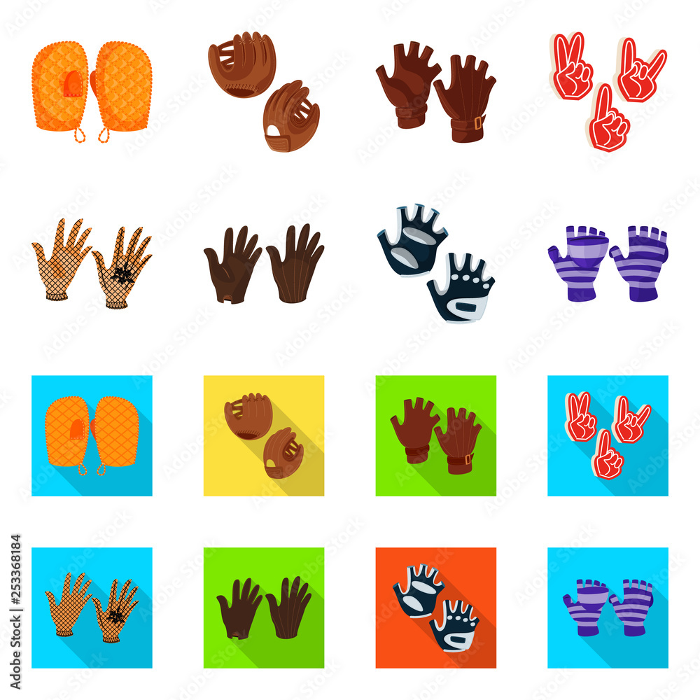 Fototapeta premium Vector illustration of silhouette and safety symbol. Collection of silhouette and comfort stock symbol for web.