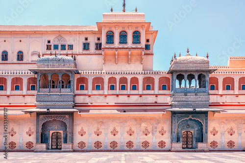 City palace in Jaipur, India photo