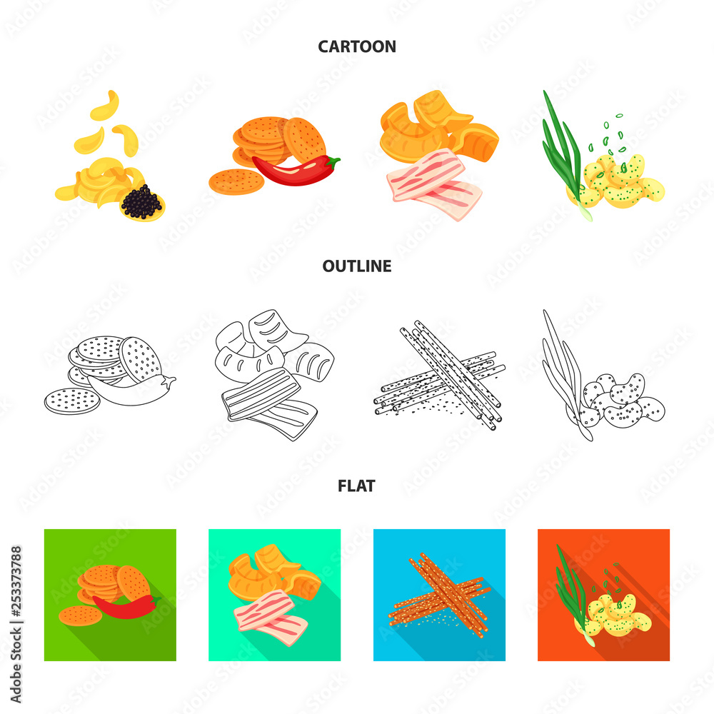 Isolated object of taste and seasonin logo. Set of taste and organic stock symbol for web. Isolated object of taste and seasonin logo. Set of taste and organic stock symbol for web.