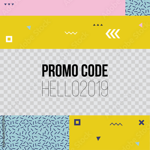 Trendy geometric templates for social media posts. 